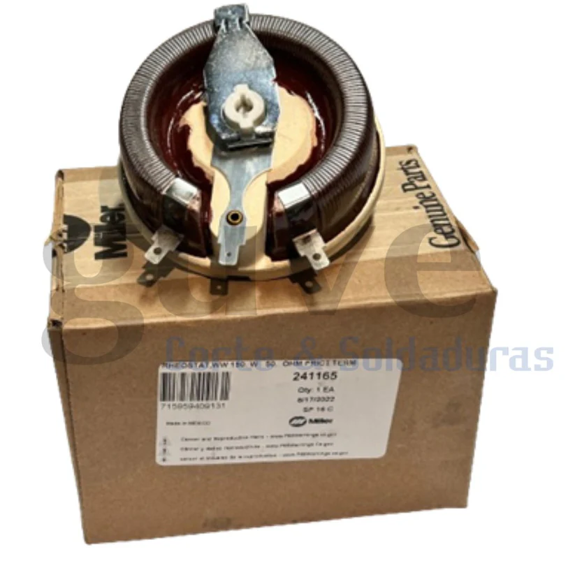 RHEOSTAT WW 150 W 50 OHM MILLER RHEOSTAT, WW 150. W 50 OHM MILLER